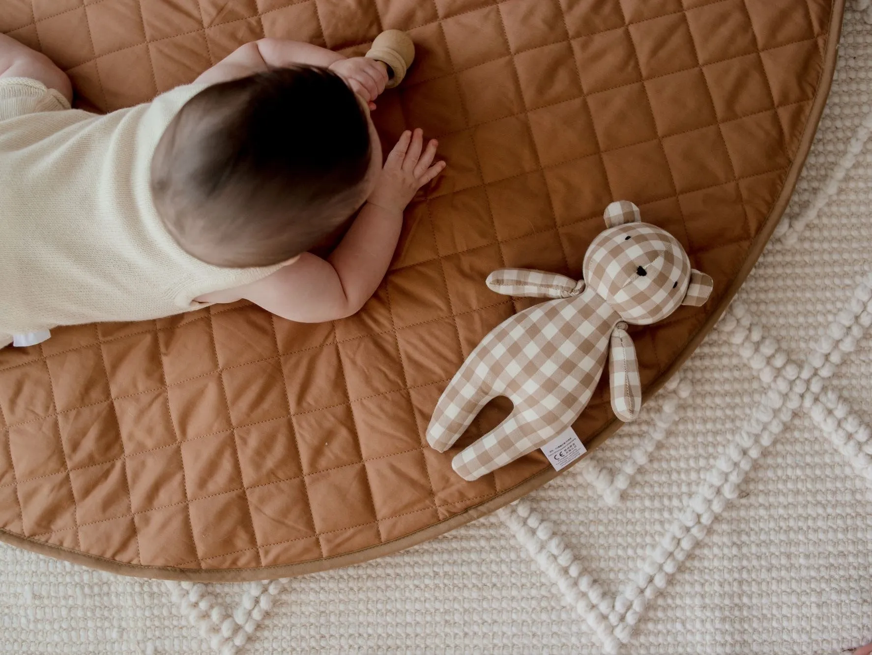 Bambella Designs Padded Waterproof Play Mat | Chestnut