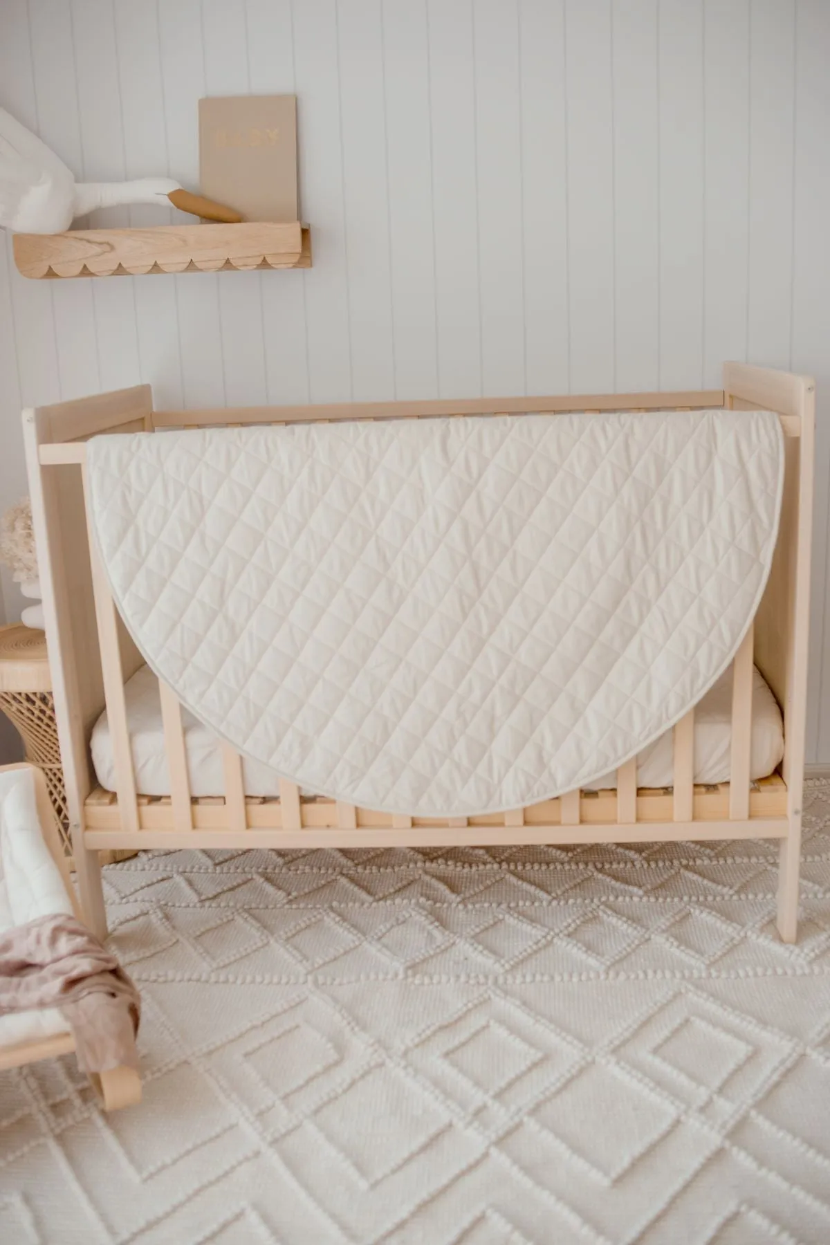 Bambella Designs Padded Waterproof Play Mat | Oat