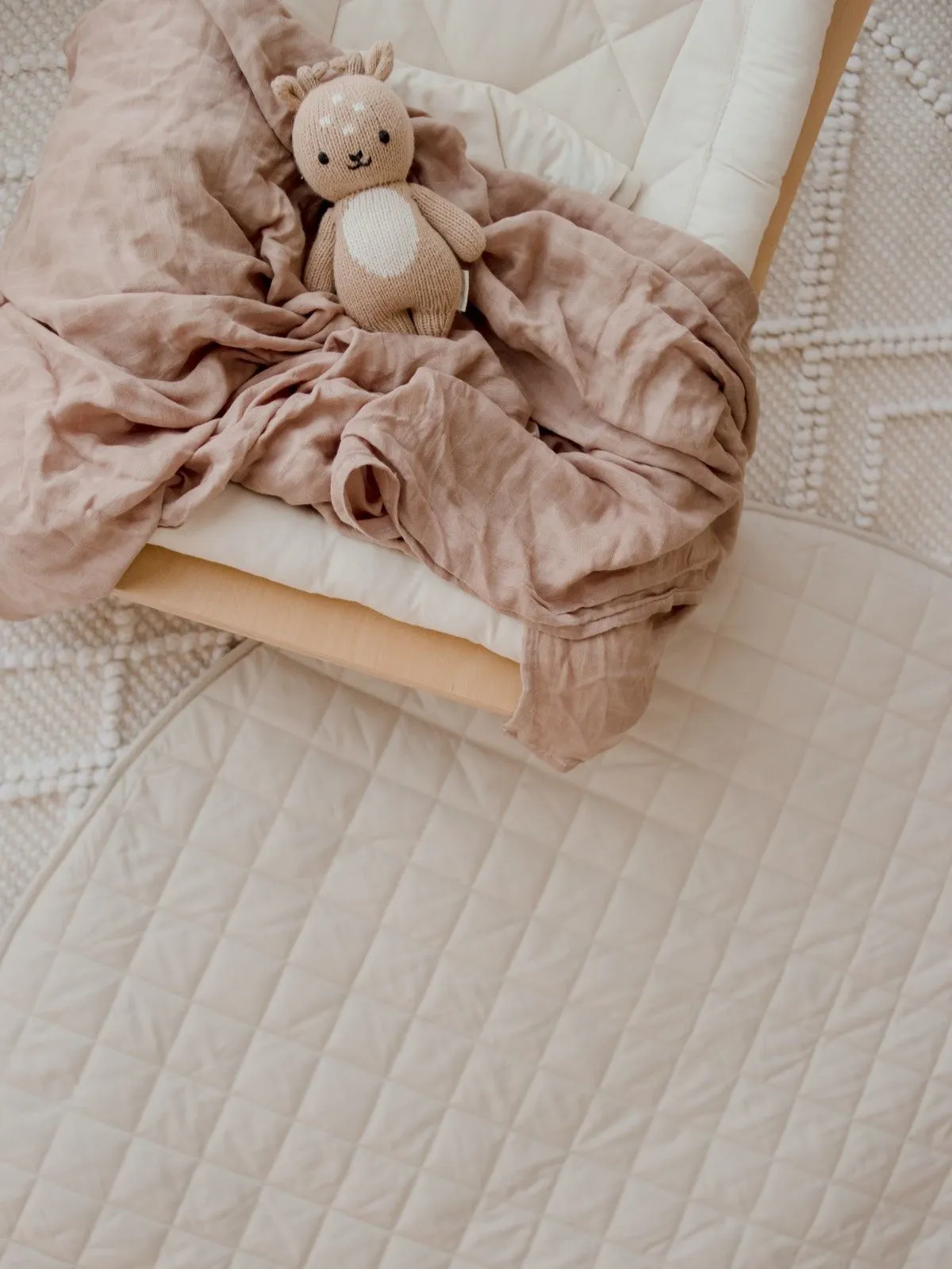 Bambella Designs Padded Waterproof Play Mat | Oat