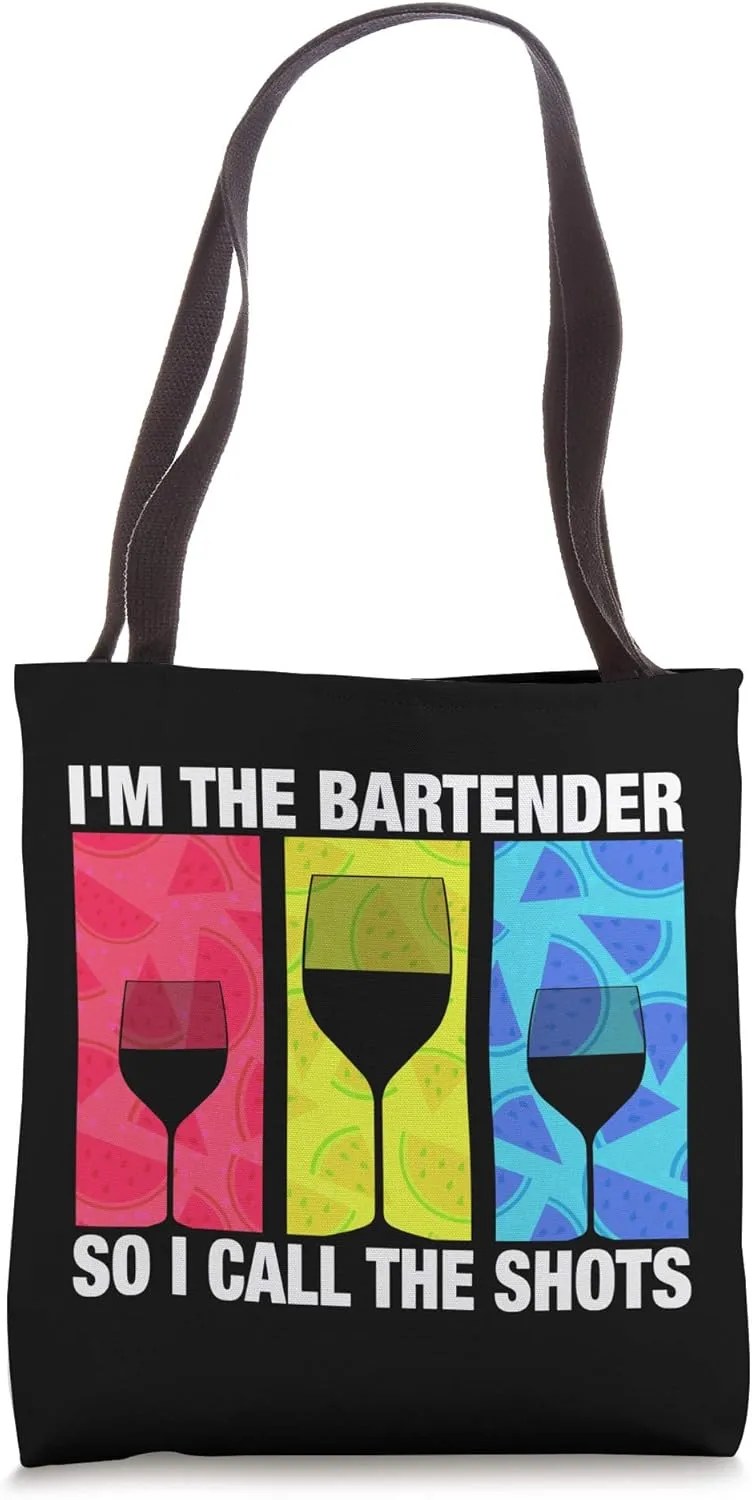 Bartender Bar Cocktail Drink Bartending Alcohol Longdrink Tote Bag