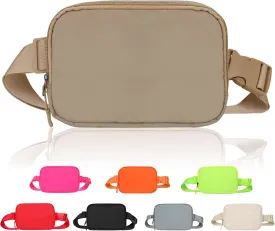 Belt Bag for Women - Crossbody Bags - Black, Adjustable Strap, Fashion Cross Body Fanny Pack for Running Workout Hiking Travel (Brown)