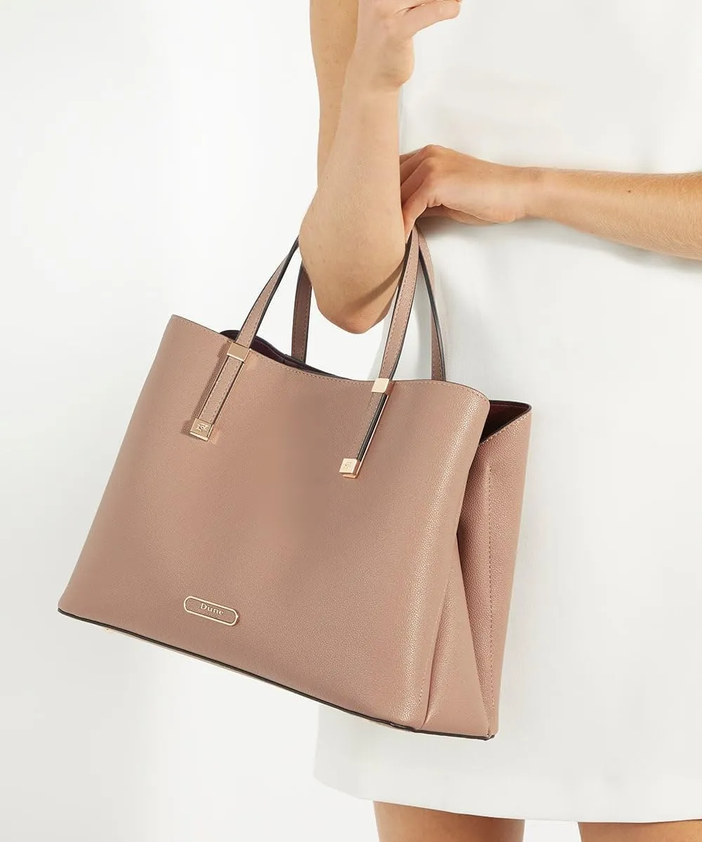 Dune DORRY Branded Hardware Tote Bag_T