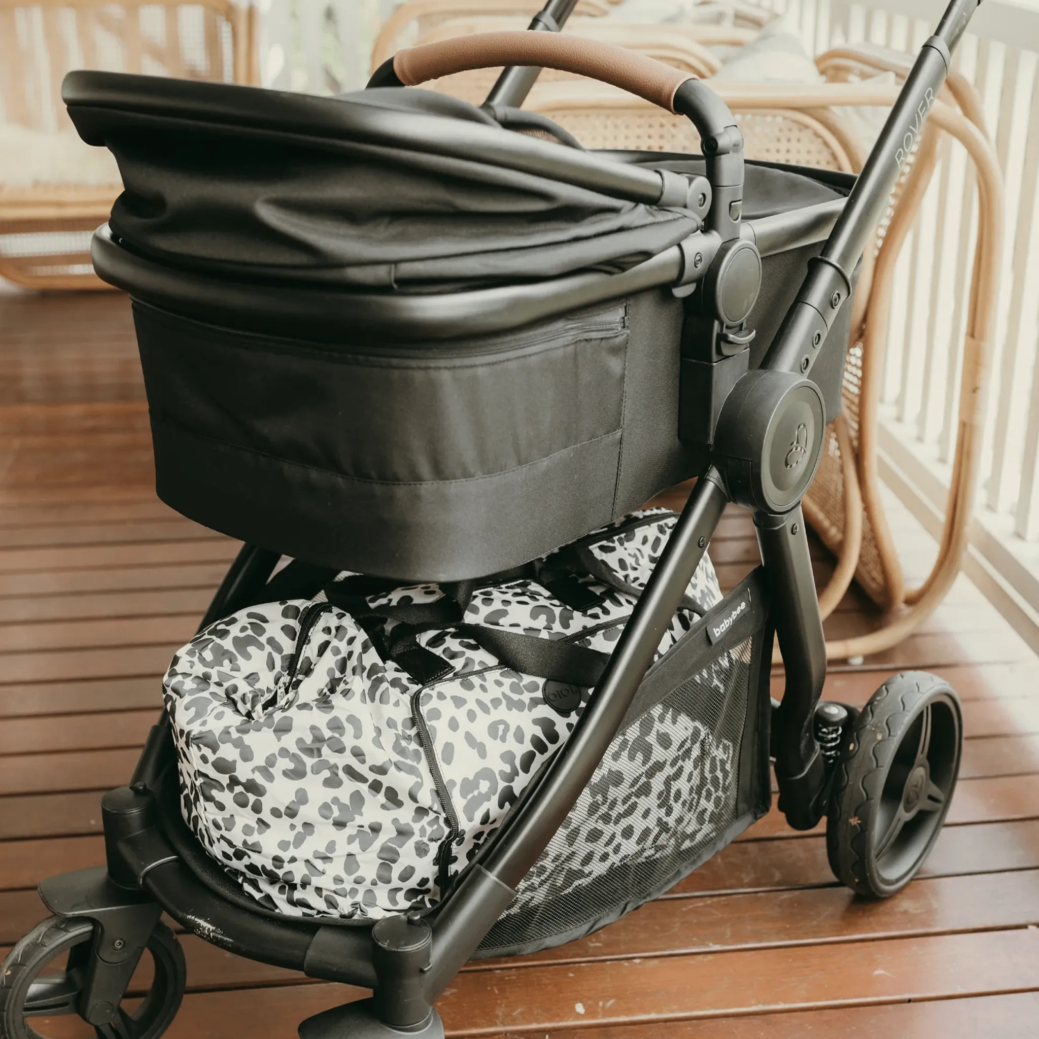 Fold-Up Tote - Leopard