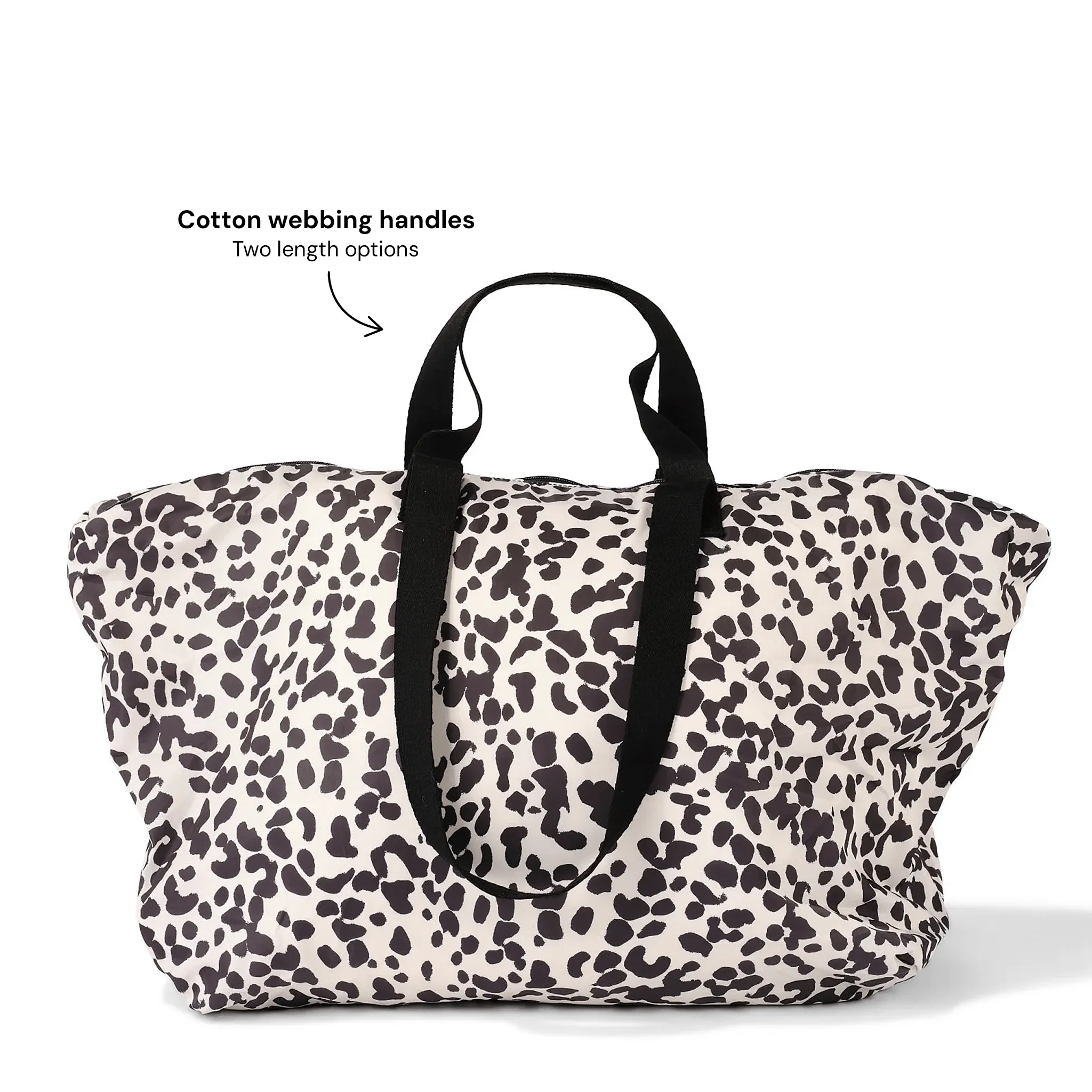 Fold-Up Tote - Leopard