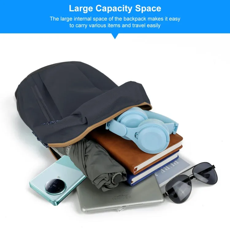 HAWEEL Large Capacity Multifunctional Backpack Portable Lightweight Bag (Dark Blue)