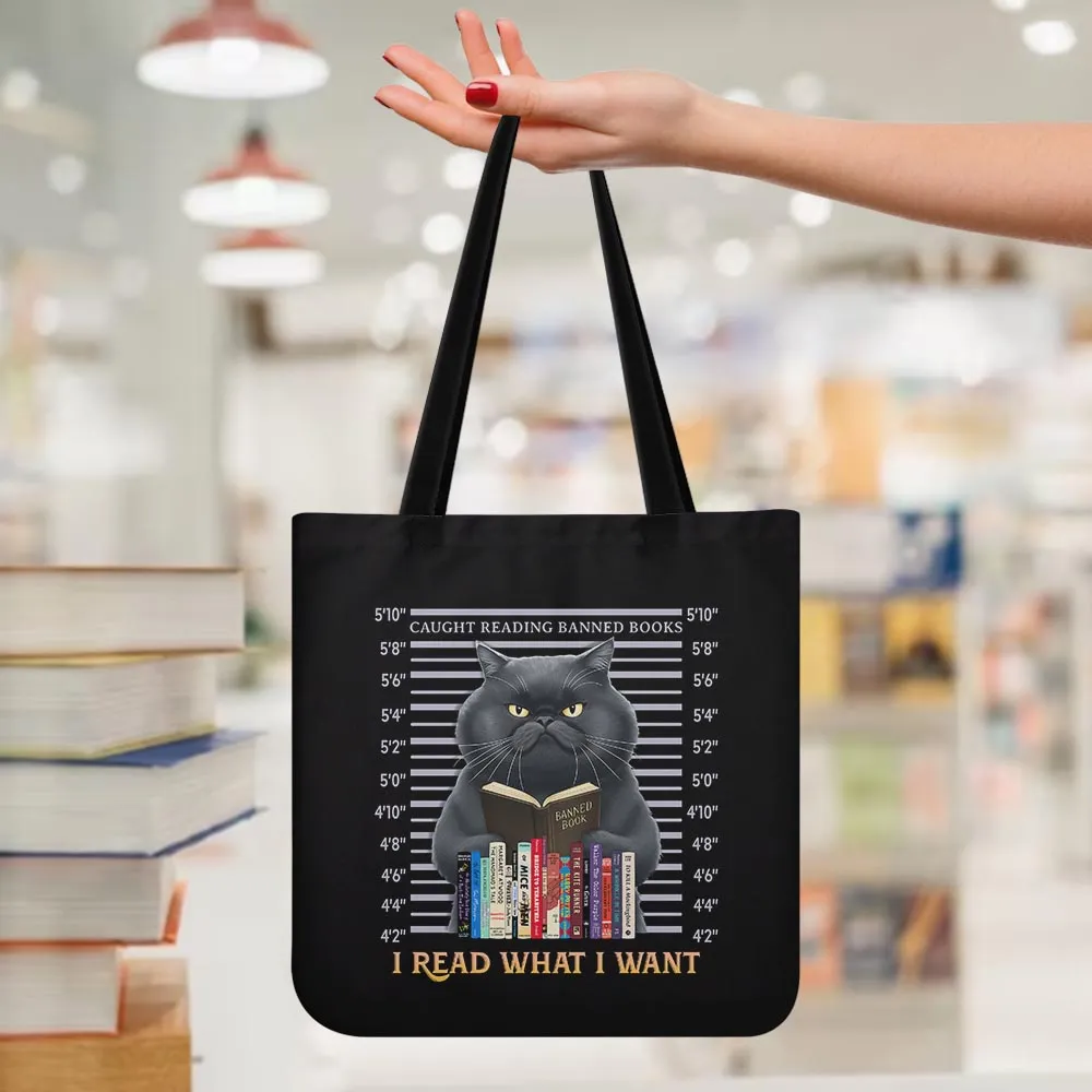 I Read What I Want Banned Book Tote Bag TBF2040