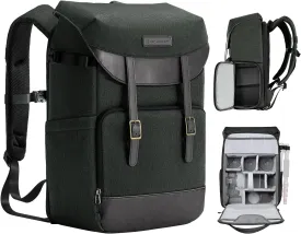 K&F Concept Camera Backpacks for Photographers Travel Bag for Tripod Camera Lence Accessory with laptop compartment and Rain Cover Waterproof Multi-Functional Camera Bags for Dslr Cameras Black