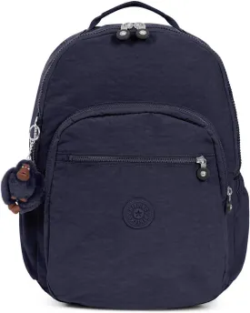 Kipling Seoul Go Extra Large Laptop Backpack True Blue Tonal