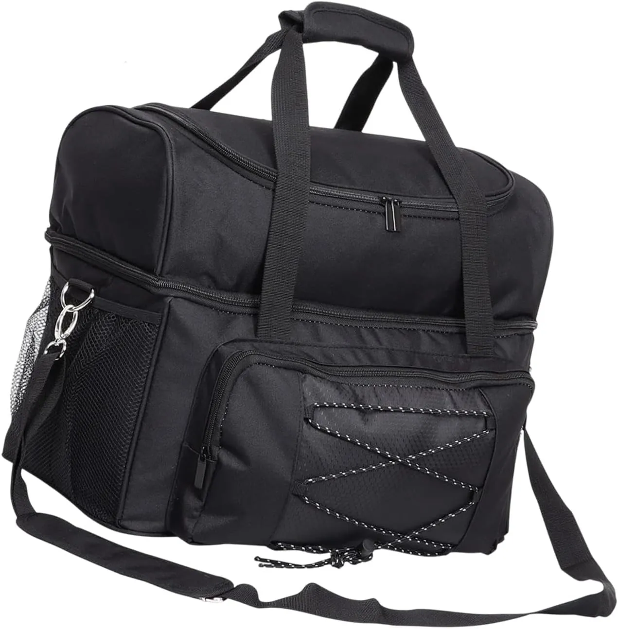 Oxford Cloth Bowling Tote Bag with Padded Ball Holder - Ideal for Outdoor Sports and Travel Storage