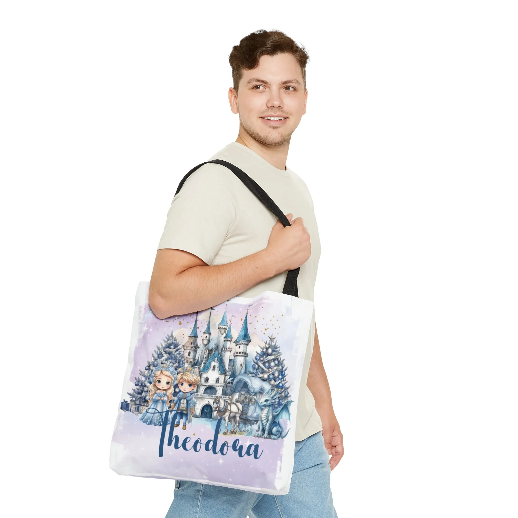 Personalised Tote Bag, Fairy-tale Christmas bag, Christmas Tote Bag, Personalised/Non-Personalised