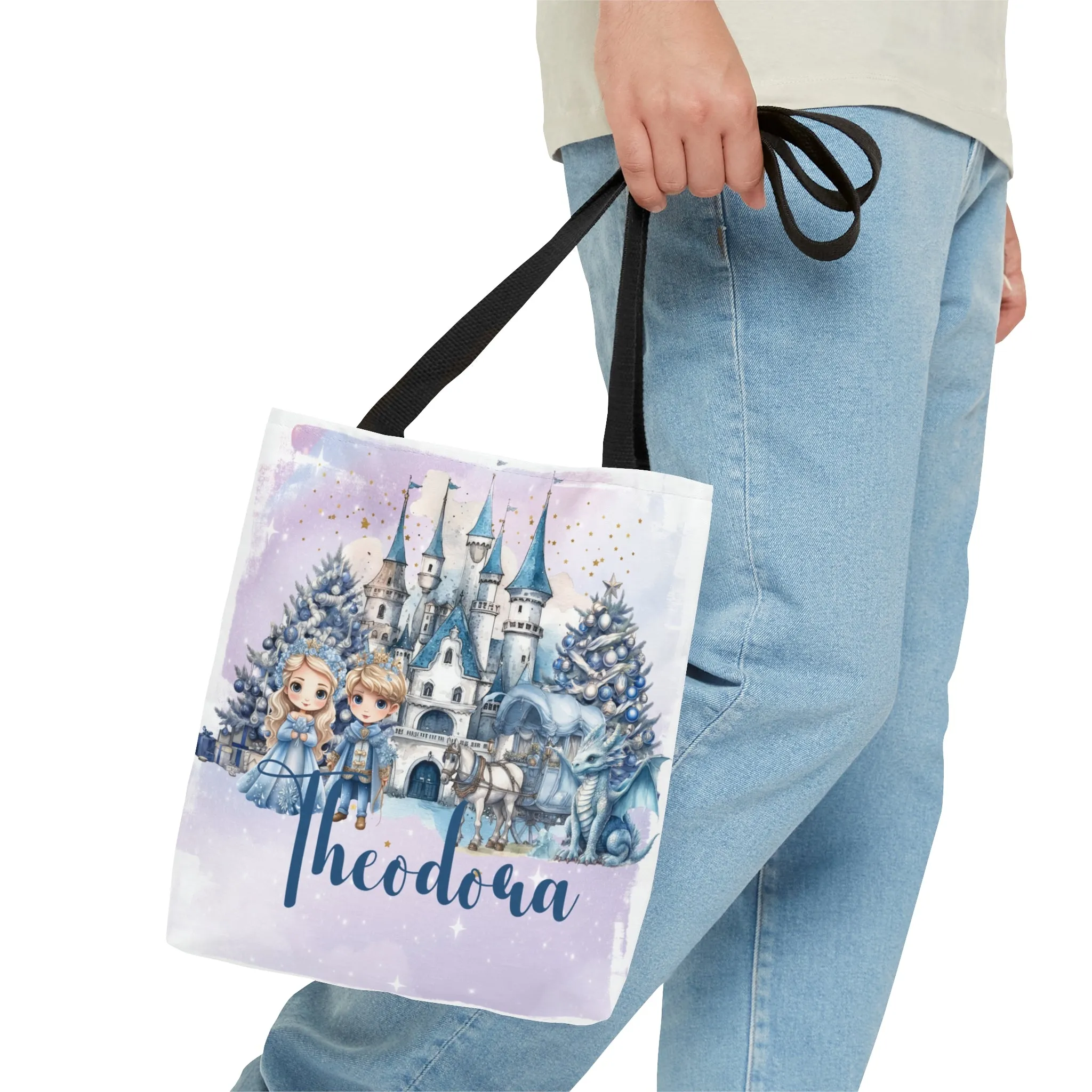 Personalised Tote Bag, Fairy-tale Christmas bag, Christmas Tote Bag, Personalised/Non-Personalised