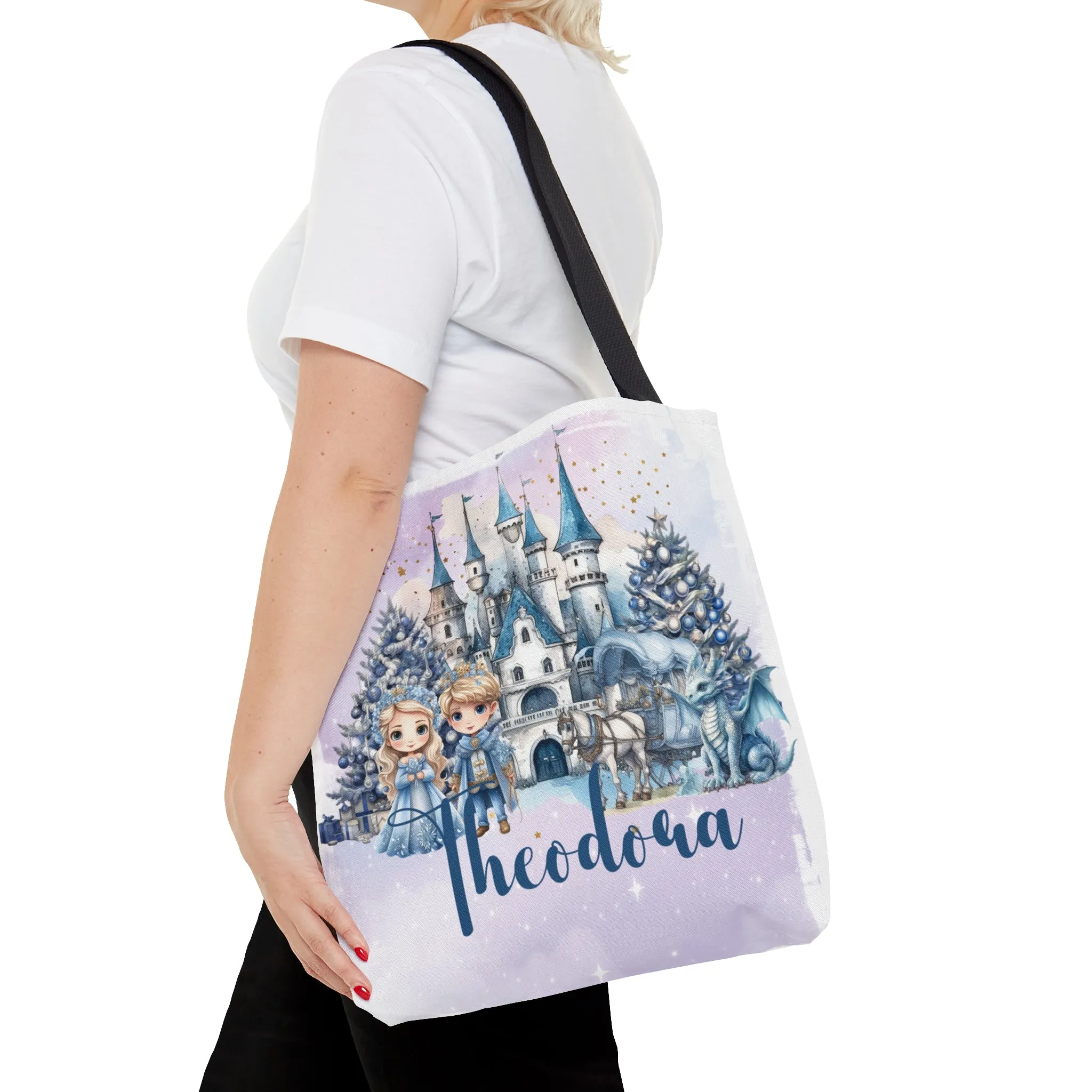 Personalised Tote Bag, Fairy-tale Christmas bag, Christmas Tote Bag, Personalised/Non-Personalised
