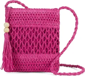 Small Beach Straw Purse For Women: Straw Bags Crossbody Shoulder Handbags - Raffia Woven Tote Purse For Summer Vacation