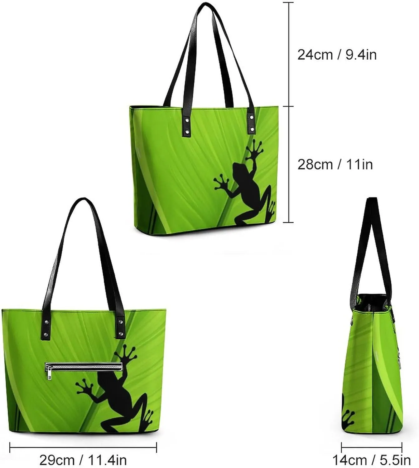 Women's Leather Large Capacity Work Tote Bag Handbags Big Commuter Bag