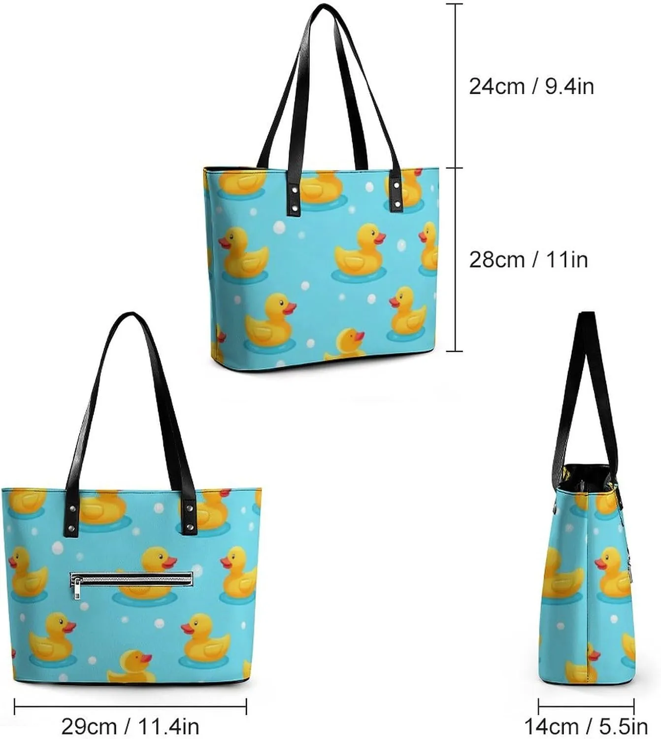 Women's Leather Large Capacity Work Tote Bag Handbags Big Commuter Bag