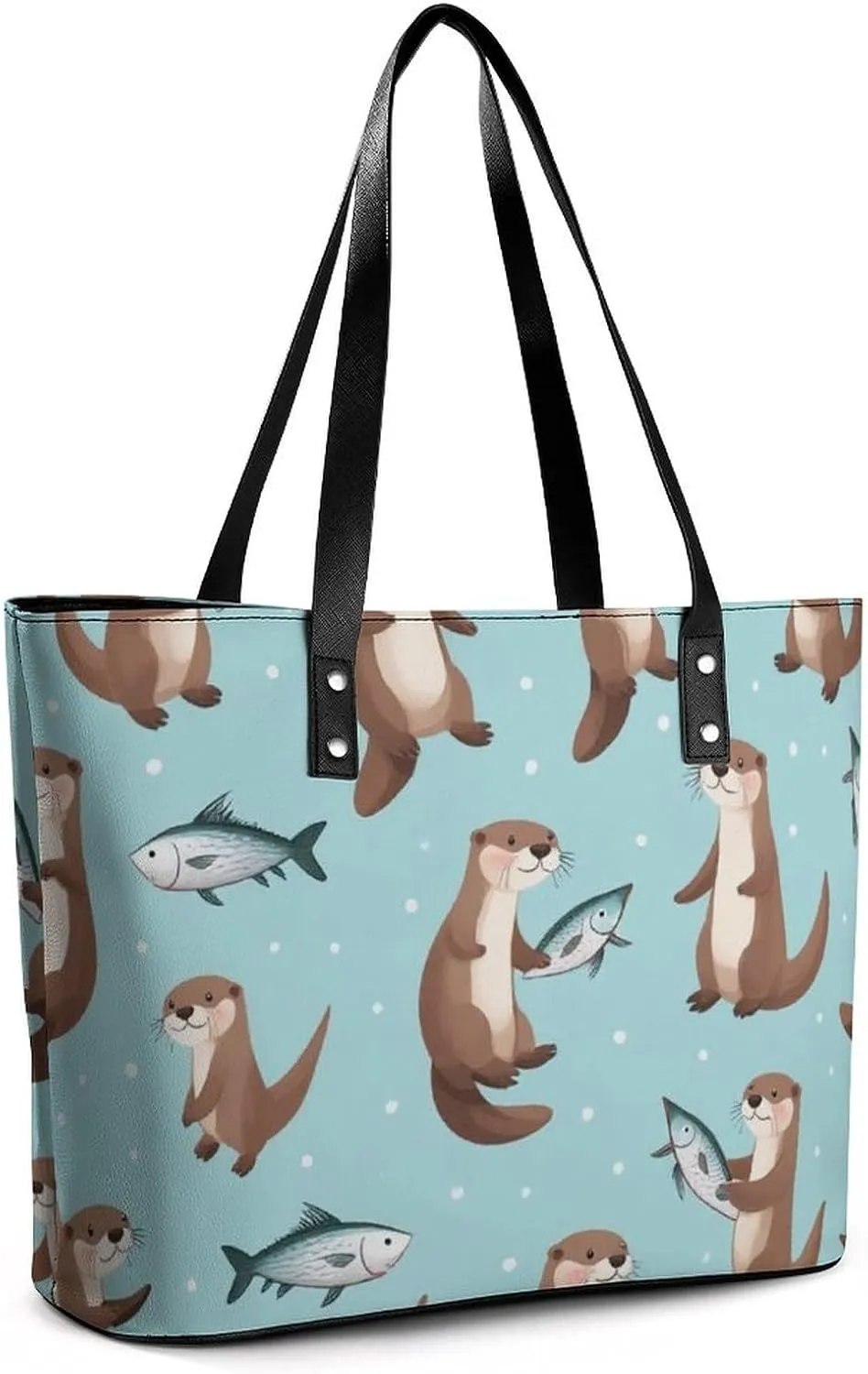 Women's Leather Large Capacity Work Tote Bag Handbags Big Commuter Bag