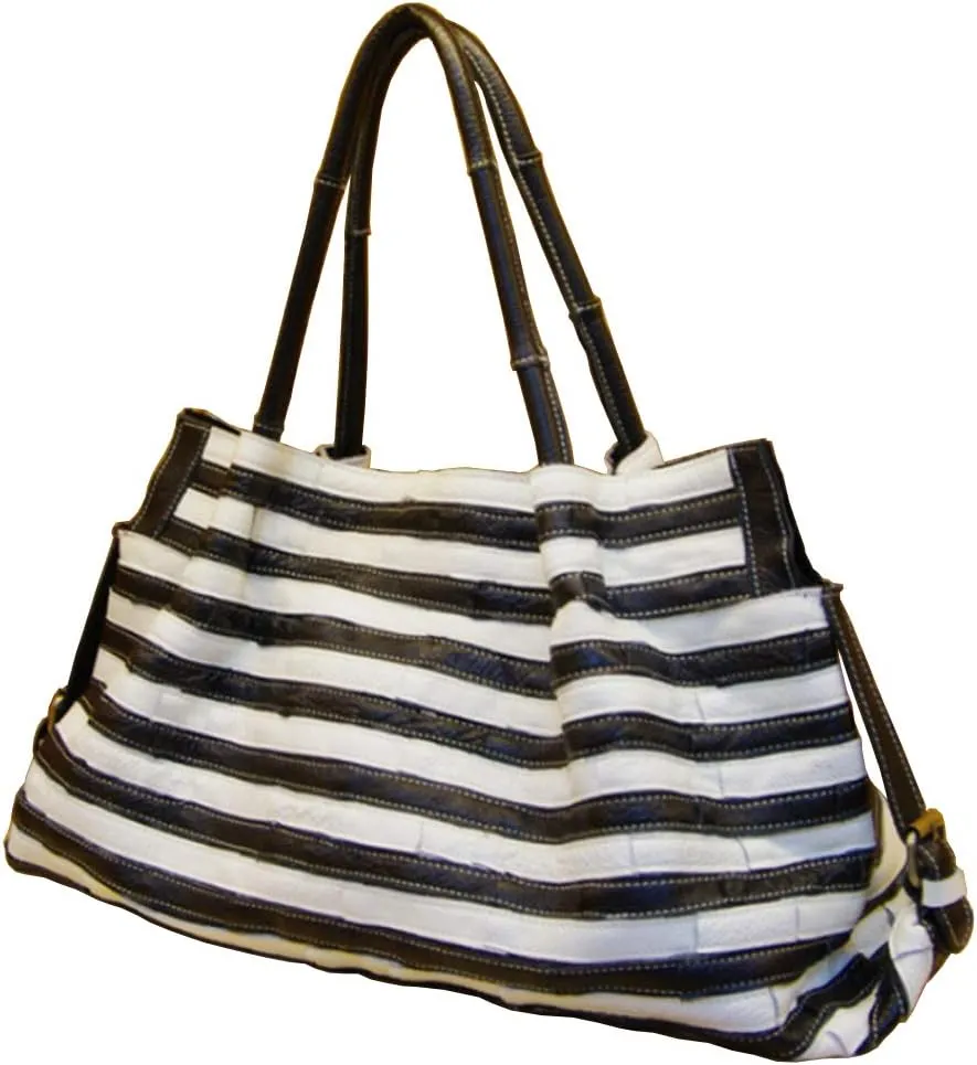 Womens Multicolor Boston Bag Genuine Leather Colorful Large Tote Handbag Purse