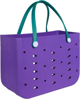 X-Large Rubber Beach Bag for Men & Women, Large Capacity Travel Tote Bag for the Beach Boat Pool